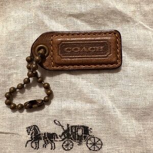 Coach Special Edition 2004 Saddle Brown Leather Hang Tag - EUC